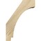 Ekena Millwork 6"W x 10"D x 14"H Imperial Rough Sawn Knee Brace, Douglas Fir BRC06X10X14IMP00RDF - alternate 2